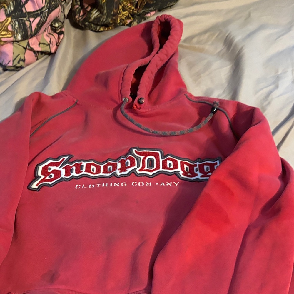 Snoop Dogg Red Hoodie